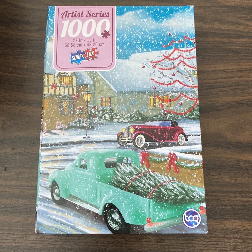 Artist Series Jigsaw Puzzle 1000 piece Puzzle, set up once.